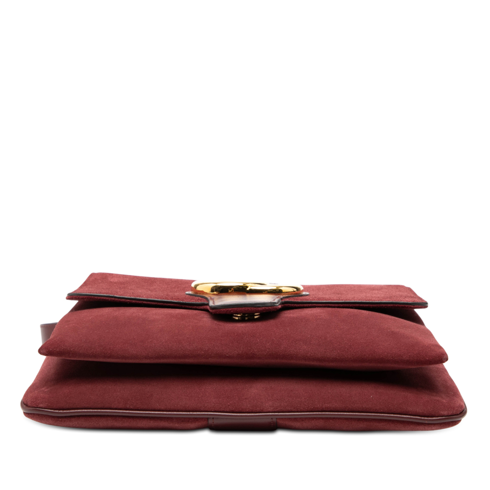 Pre-Loved Gucci Medium Suede Arli Crossbody - Picture 3 of 8